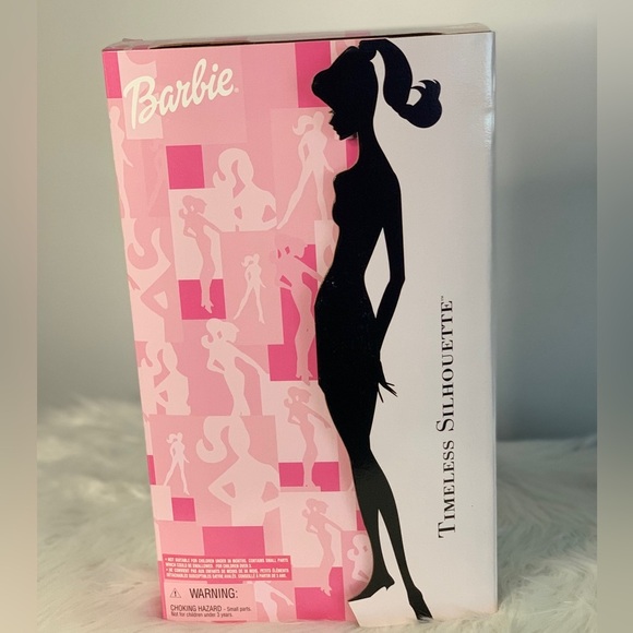 Collectable Vintage Barbie 2000 Pink and Black Silhouette Box - Picture 1 of 8